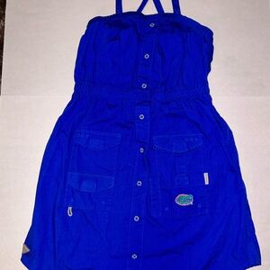 Columbia FL Gators Blue Halter Dress Large